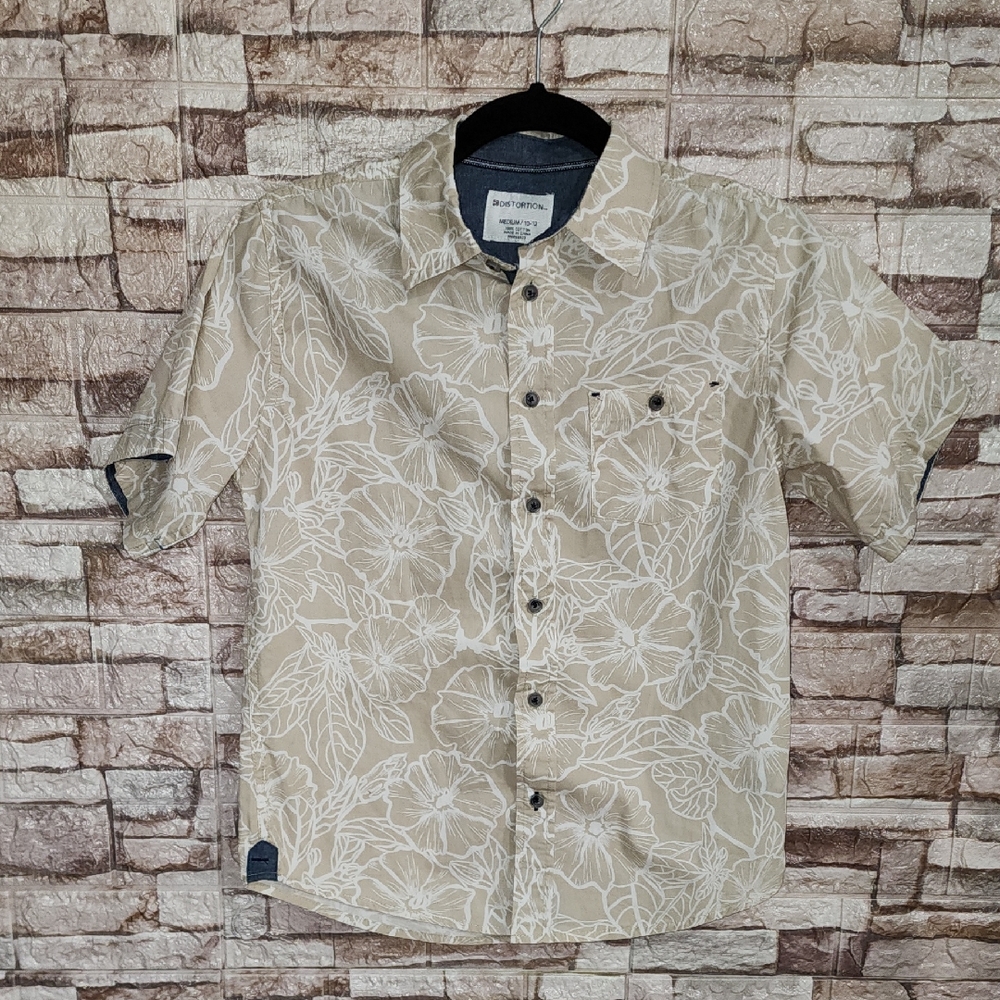 Distortion Kids Floral Shirt